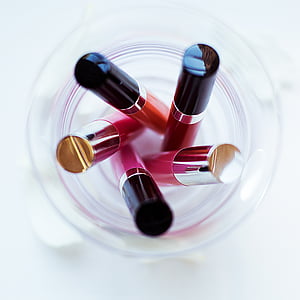 five assorted-color lip cream on bottle thumbnail
