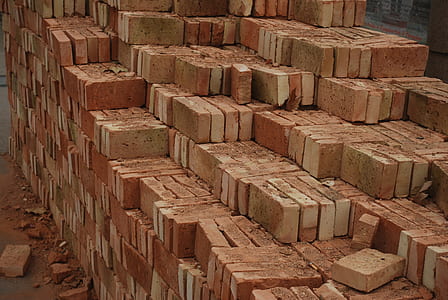 pile of brown bricks thumbnail