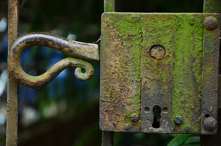 selective focus photography of metal lock at daytime thumbnail