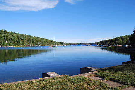 Mahone Bay landscape in Nova Scotia, Canada thumbnail