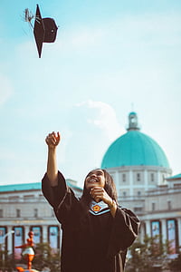 woman throwing toga hat thumbnail