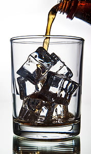 clear glass cup with ice cubes thumbnail