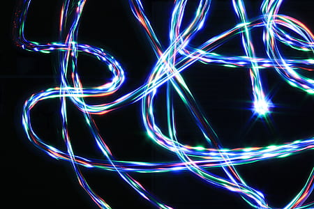 blue and multicolored light wallpaper thumbnail