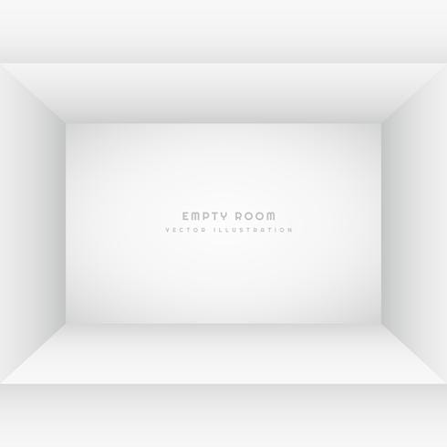 empty white room eps file