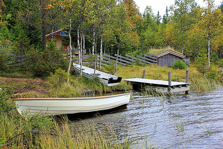 white canoe during daytime thumbnail