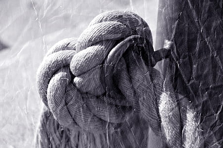 gray knot in grayscale photography thumbnail