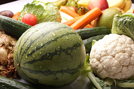 close-up photo of assorted fruit and vegetable thumbnail