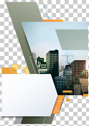 Flyer Brochure Page layout Advertising, Orange City flyer design, photography of city PNG clipart