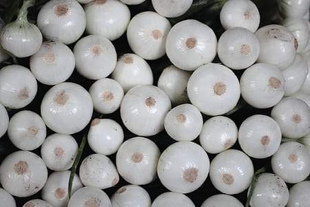 white onions on black surface thumbnail
