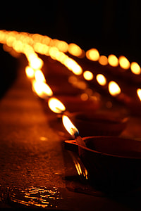 selective focus photo of lighted candles thumbnail