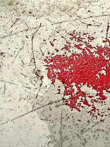 red paint splash on floor thumbnail