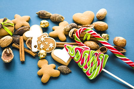 cookies on blue table thumbnail