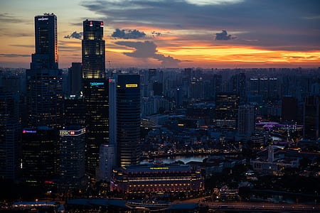 aerial view of skyscraper thumbnail