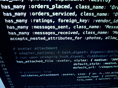 monitor displaying source codes thumbnail