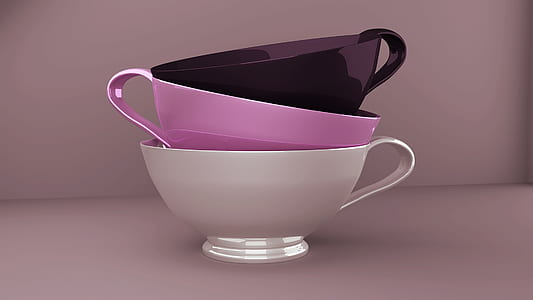 three ceramic cups thumbnail