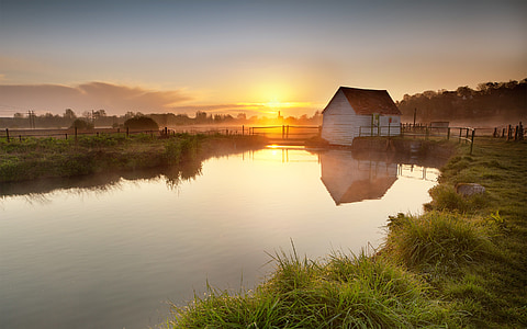 landscape photography of pond thumbnail
