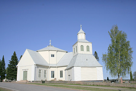 Myrskylä Church white building in Finland thumbnail