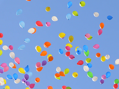 assorted-color balloons thumbnail