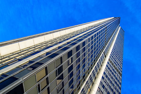 low angle of grey high-rise building thumbnail