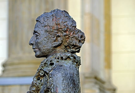 focus photography of woman statue thumbnail