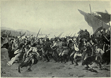 Return of the Victorious Greeks from the Battle of Salamis thumbnail