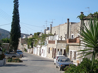 View of the village of Mesta in Chios, Greece thumbnail