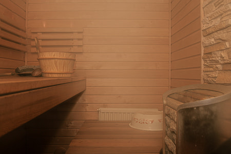 brown wooden bucket on bed thumbnail