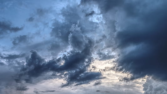 low angle photo of gray clouds thumbnail
