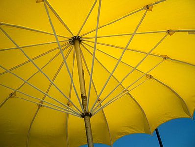 yellow patio umbrella thumbnail