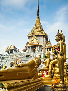 brass-colored Buddha statue thumbnail