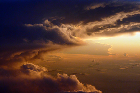 aerial shot of clouds thumbnail