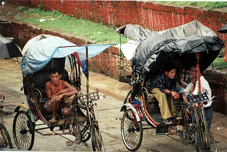 Covered Bicycle Transport in Kathmandu, Nepal thumbnail