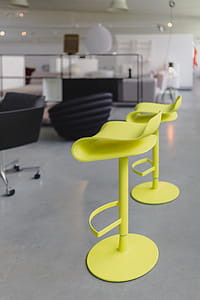 Tall yellow bar stool - Modern designer Bar chair thumbnail
