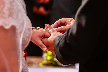 person wearing wedding ring thumbnail