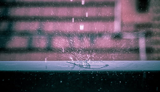water drops on concrete surface thumbnail