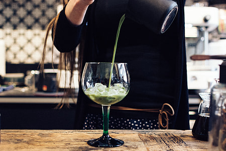 Preparing Matcha cocktail thumbnail