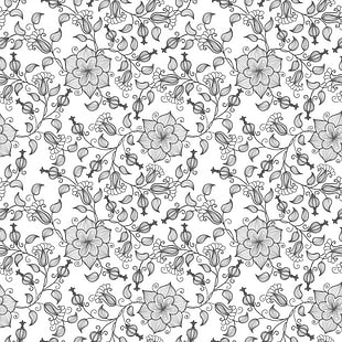 Vector flower seamless pattern background. Elegant texture for backgrounds. Classical luxury old fashioned floral ornament, seamless texture for wallpapers, textile, wrapping. eps file