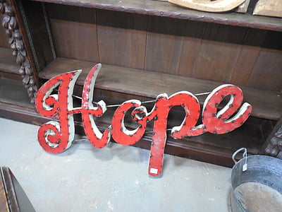 red hope letter decor thumbnail
