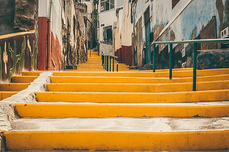 photo of orange stairs thumbnail