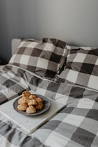 Blue pillows on a carpet thumbnail