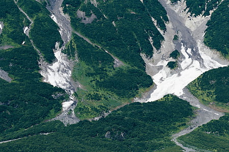 aerial view of mountain thumbnail