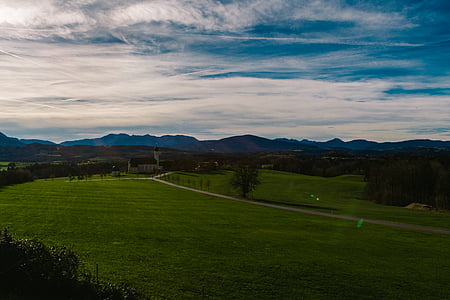 aerial photo of green grass field thumbnail