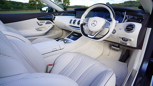white Mercedes-Benz car interior thumbnail