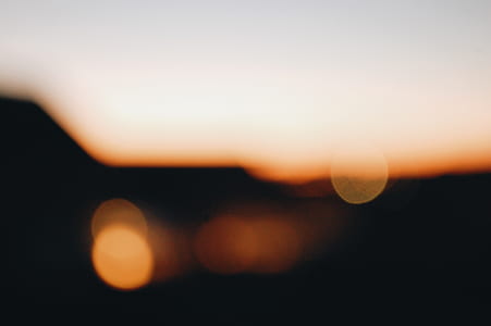 lights, landscape, sunset, sunrise thumbnail