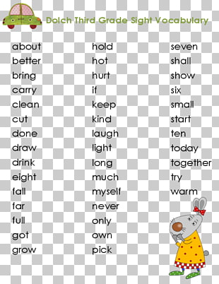 sight word dolch word list phonics vocabulary learning third grade third grade sight words dolch