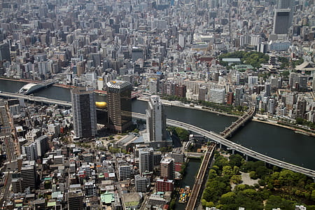 bird's eye view of city buildings thumbnail