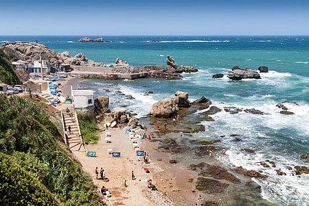Beach and beautiful shoreline in Algeria thumbnail