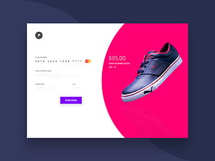 Credit Card Checkout UI psd file