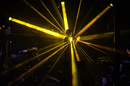 person standing on yellow disco light thumbnail
