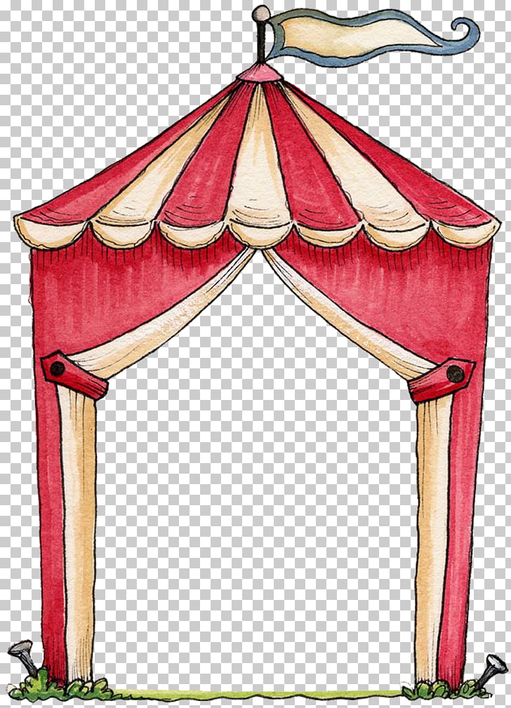 Circus Carpa Tent Fig Circus Tent Material Red And White
